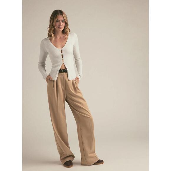Favorite Daughter Pants - FAVORITE DAUGHTER Women's The Favorite Pant Size 6 In Beige
